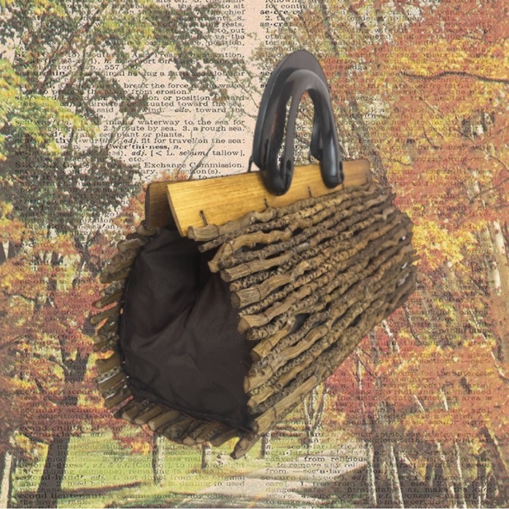Vintage Twig Purse Bag